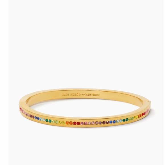 Kate Spade Ring It Up Rainbow Hinge Bangle NWT - Picture 1 of 3